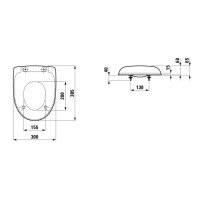 Сиденье для унитаза с микролифтом Laufen Florakids 8.9103.1.072.000.1