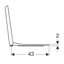 Сиденье для унитаза с микролифтом, верхнее крепление Geberit myDay 575410000