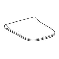Сиденье для унитаза с микролифтом, верхнее крепление Geberit Smyle Square 500.240.01.1