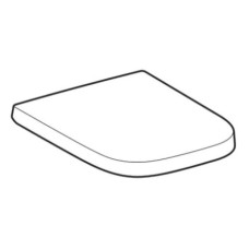 Сиденье для унитаза с микролифтом, верхнее крепление Geberit Renova Plan 500.692.01.1