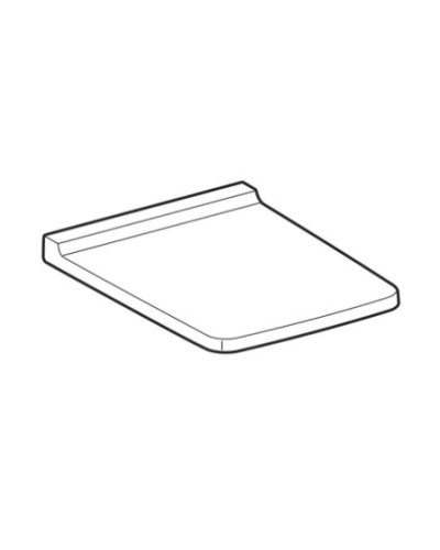 Сиденье для унитаза с микролифтом, верхнее крепление Geberit Xeno² 500.537.01.1