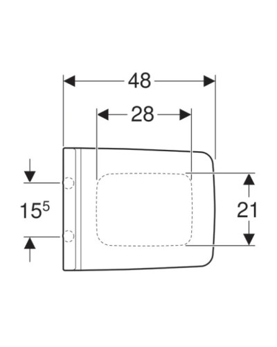Сиденье для унитаза с микролифтом, верхнее крепление Geberit Xeno² 500.537.01.1