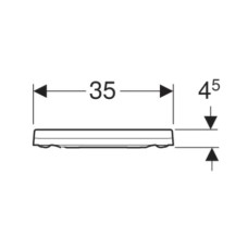 Сиденье для унитаза с микролифтом, верхнее крепление Geberit Xeno² 500.537.01.1