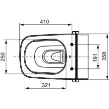 Сиденье для унитаза с микролифтом Tece TECEone 9700600