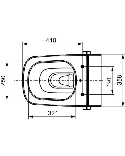 Сиденье для унитаза с микролифтом Tece TECEone 9700600