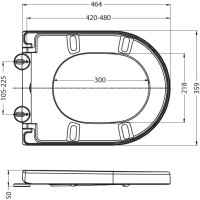 Сиденье для унитаза с микролифтом BelBagno BB2009SC