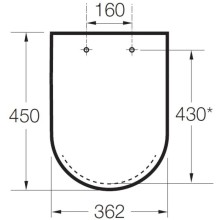 Сиденье для унитаза Roca Meridian 8012A000B