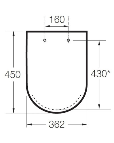 Сиденье для унитаза Roca Meridian 8012A000B
