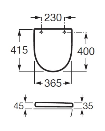 Сиденье для унитаза Roca Meridian 8012AB00B