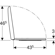 Сиденье для унитаза c микролифтом Geberit Renova 500.836.01.1