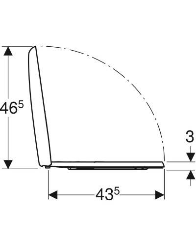 Сиденье для унитаза c микролифтом Geberit Renova 500.836.01.1