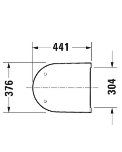 Сиденье для унитаза с микролифтом Duravit D-Neo 0021690000