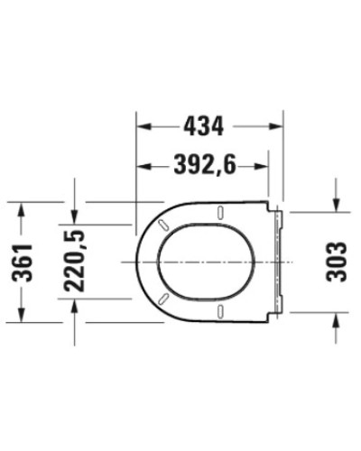 Сиденье для унитаза с микролифтом Duravit D-Neo 0021690000