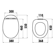 Сиденье для унитаза с микролифтом Creavit Foglia KC2703.01.0000E