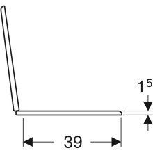 Сиденье для унитаза Geberit Bambini 573337000
