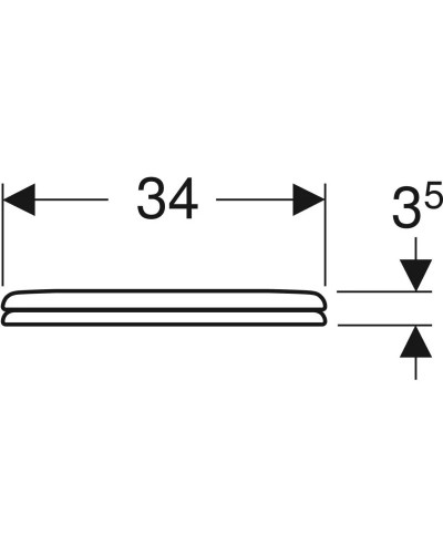 Сиденье для унитаза Geberit Bambini 573337000