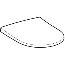 Сиденье для унитаза с микролифтом, верхнее крепление Geberit Acanto 500.660.01.2