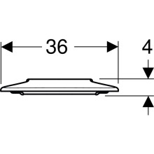 Сиденье для унитаза, нижнее крепление Geberit Renova Comfort 572860000