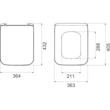 Сиденье для унитаза с микролифтом Boheme Zen 968-WM