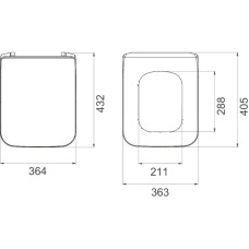 Сиденье для унитаза с микролифтом Boheme Zen 968-WM