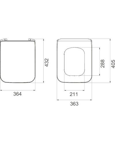 Сиденье для унитаза с микролифтом Boheme Zen 968-WM