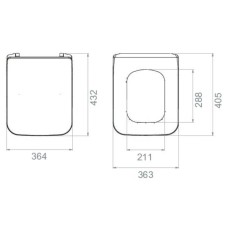 Сиденье для унитаза с микролифтом Boheme Zen 968-BM