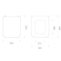 Сиденье для унитаза с микролифтом Boheme Vogue 946