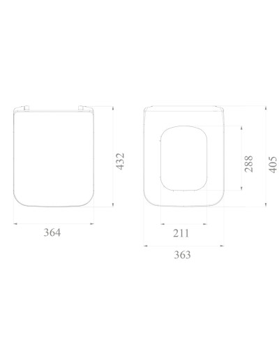 Сиденье для унитаза с микролифтом Boheme Vogue 947-CR