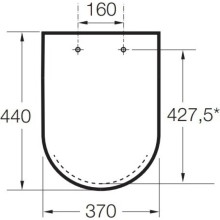 Сиденье для унитаза с микролифтом Roca Carmen 801B5200B