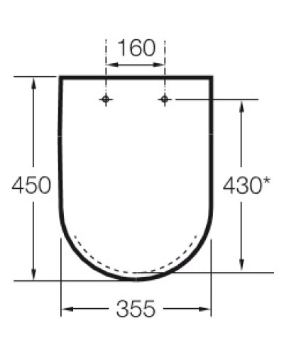 Сиденье для унитаза с микролифтом Roca Dama 801782004