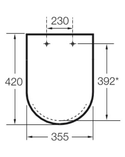Сиденье для унитаза с микролифтом Roca Dama 80178C004