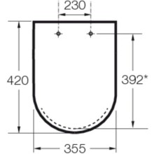 Сиденье для унитаза Roca Dama 801780004