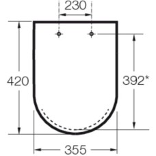 Сиденье для унитаза Roca Dama 801780004