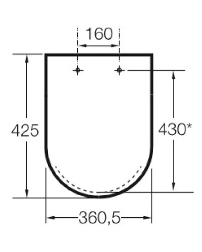 Сиденье для унитаза Roca Dama Senso 801511004