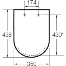 Сиденье для унитаза Roca Debba 8019D000B