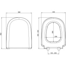 Сиденье для унитаза с микролифтом Roca Giralda ZRU9000047