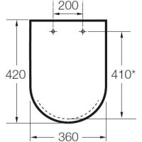 Сиденье для унитаза с микролифтом Roca Hall 801622004