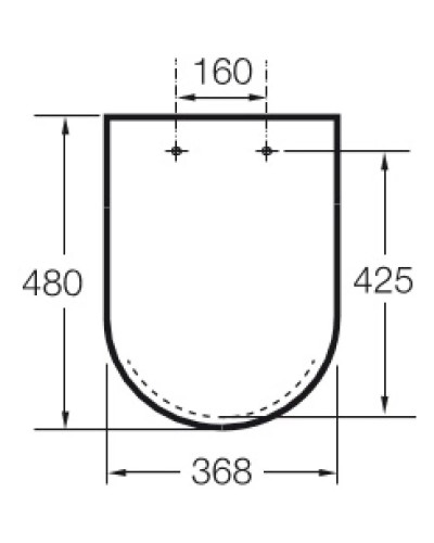 Сиденье для унитаза с микролифтом Roca Inspira 80152200B