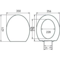 Сиденье для унитаза с микролифтом Roca Mateo ZRU9302822