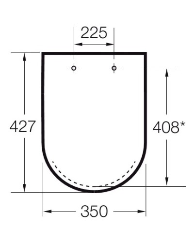 Сиденье для унитаза Roca The Gap 801730004