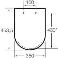Сиденье для унитаза Roca The Gap 801470004