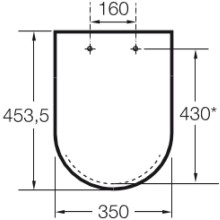 Сиденье для унитаза Roca The Gap 801470004