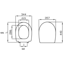 Сиденье для унитаза Roca Victoria Nord ZRU9000102