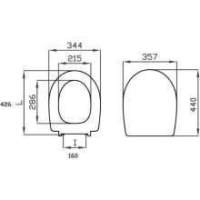 Сиденье для унитаза Roca Victoria Nord ZRU9000101