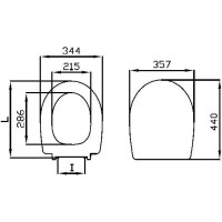 Сиденье для унитаза Roca Victoria Nord ZRU9000023