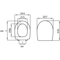 Сидение для унитаза с микролифтом Roca Victoria Nord ZRU9000024