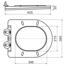 Сиденье для унитаза с микролифтом BelBagno Colorato BB062SC-GR