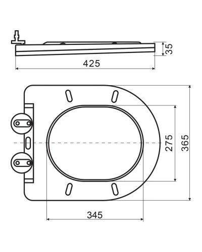 Сиденье для унитаза с микролифтом BelBagno Colorato BB062SC-GR