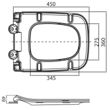 Сиденье для унитаза с микролифтом BelBagno Sela BB3201SC