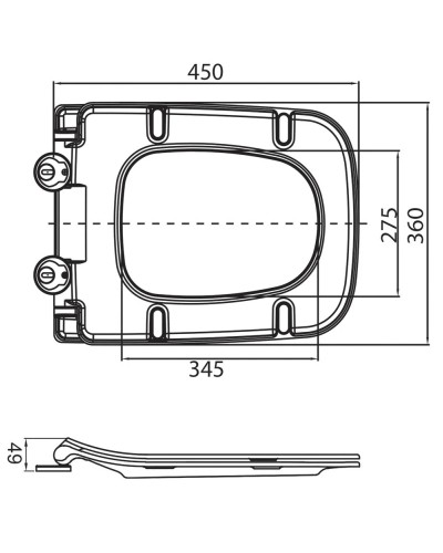 Сиденье для унитаза с микролифтом BelBagno Sela BB3201SC